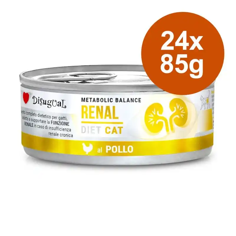 Árengedmény Disugual Metabolic Balance Renal Cat gazdaságos csomag 24 x 85 g