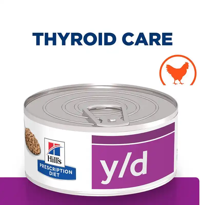 Hill‘s Prescription Diet y/d Thyroid Care csirke macskatáp Szuper akció