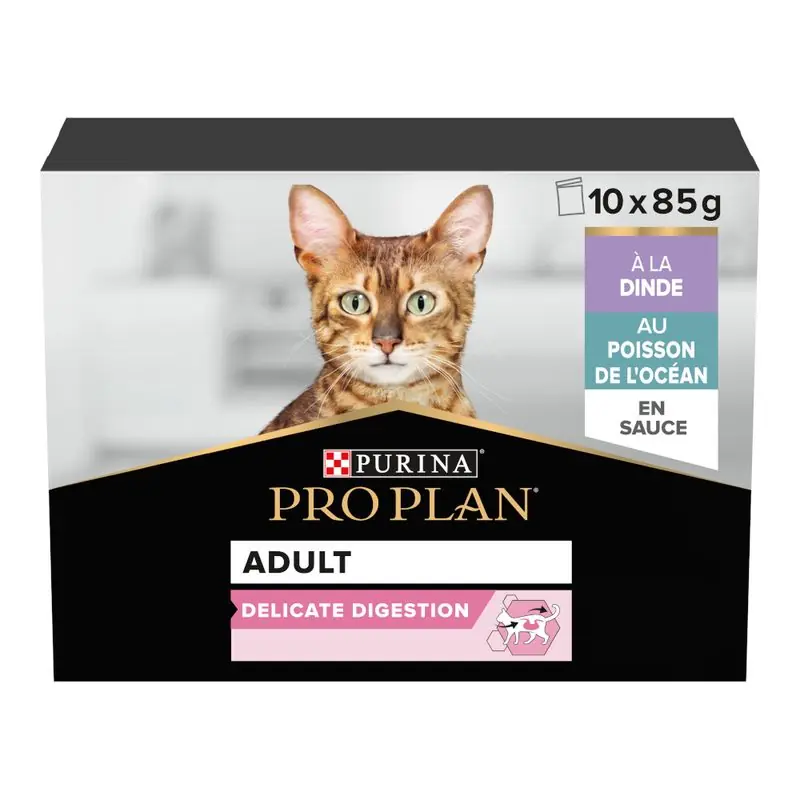 PURINA PRO PLAN Cat Adult Delicate Digestion 10 x 85 g Biztonságos vásárlás