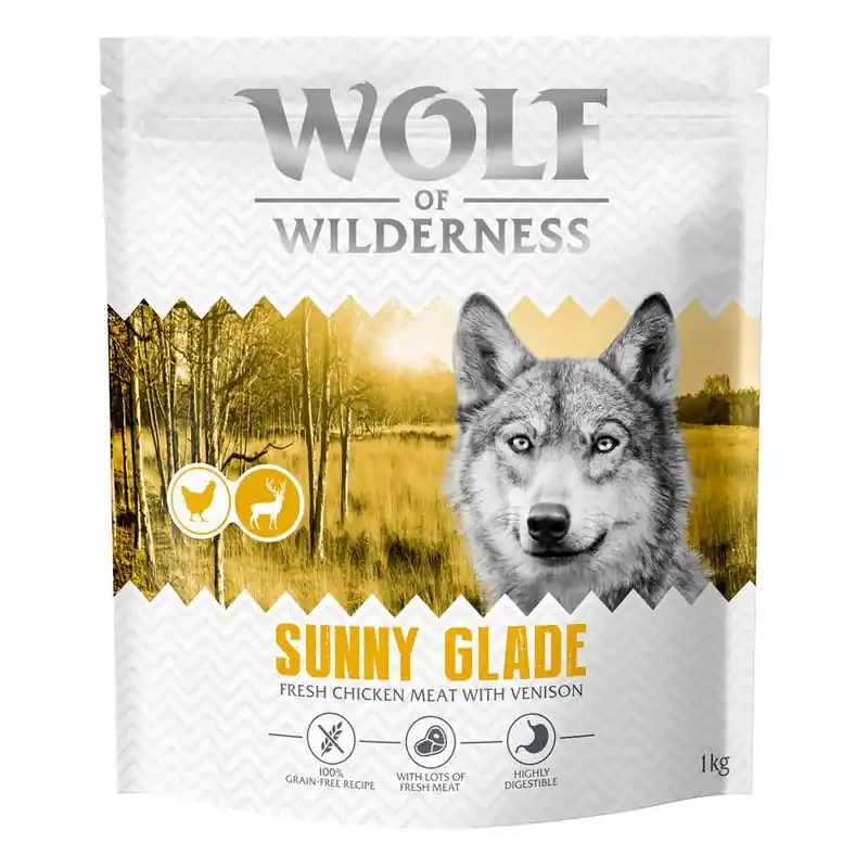 Exkluzív ajánlat Wolf of Wilderness Adult ‘Sunny Glade‘ szarvas - gabonamentes
