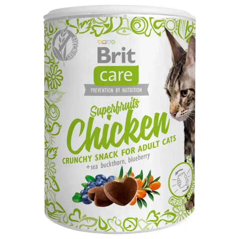 Utolsó esély Brit Care Superfruits & csirke macskasnack