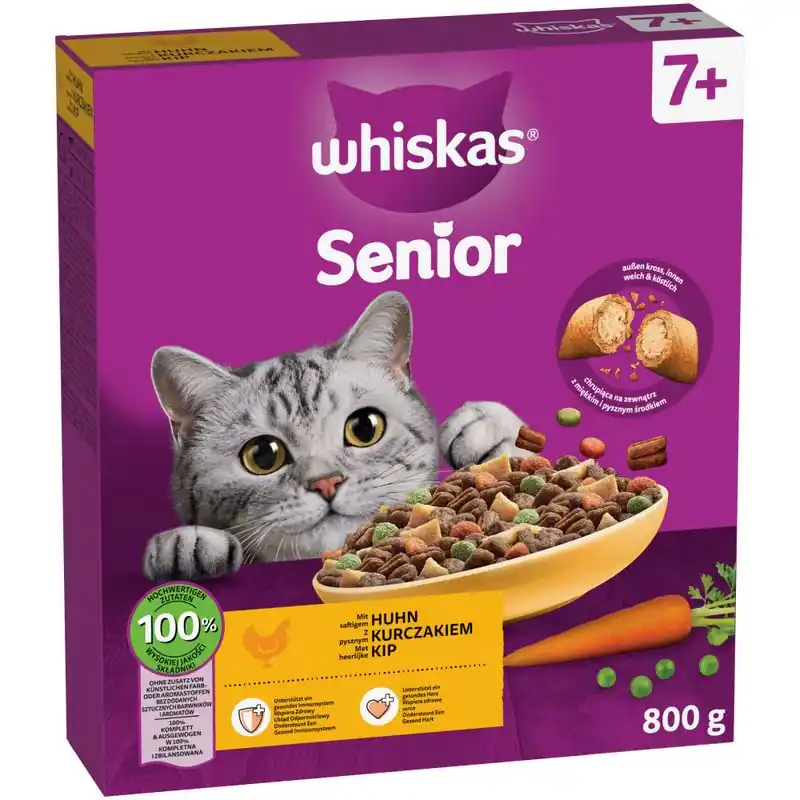 Kedvezményes ár Whiskas 7+ Senior csirke