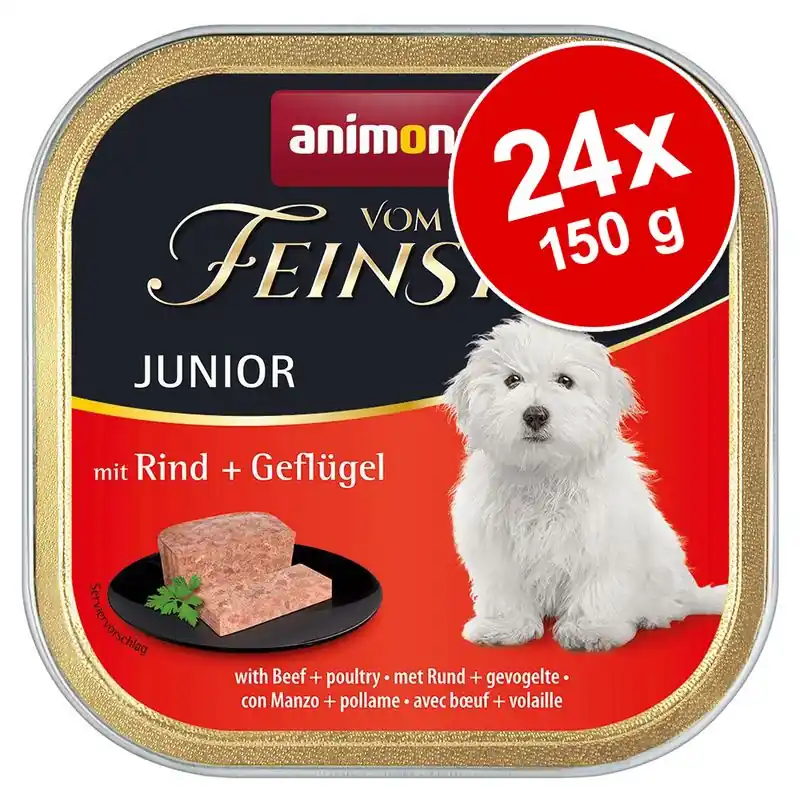 animonda vom Feinsten Junior 24 x 150 g Vásárlói kedvenc