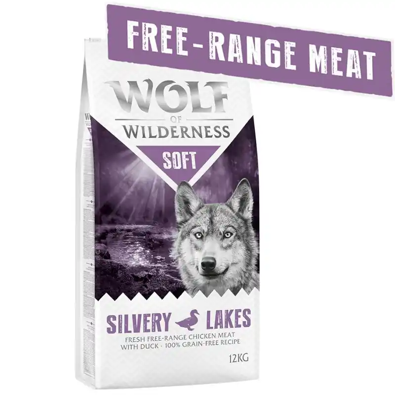 Gyors szállítás Wolf of Wilderness "Soft - Silvery Lakes" - szabad tartású csirke & kacsa