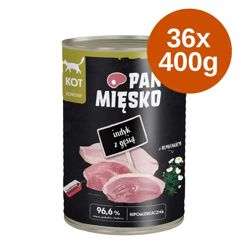 Pan Mięsko Cat gazdaságos csomag 36 x 400 g Expressz szállítás