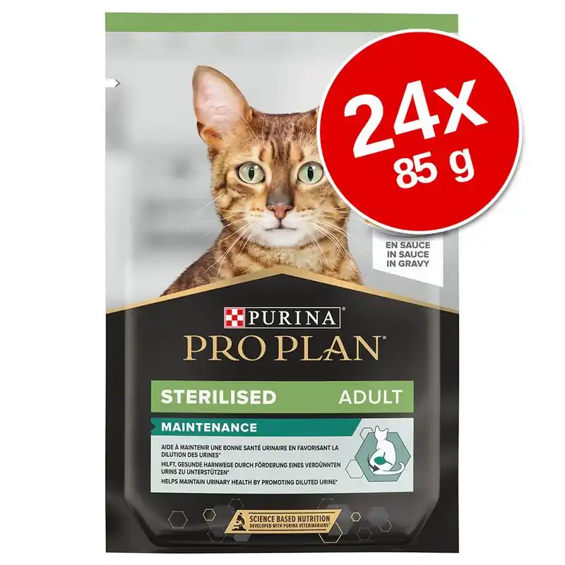 Csak ma PURINA PRO PLAN vegyes gazdaságos csomag 24 x 85 g