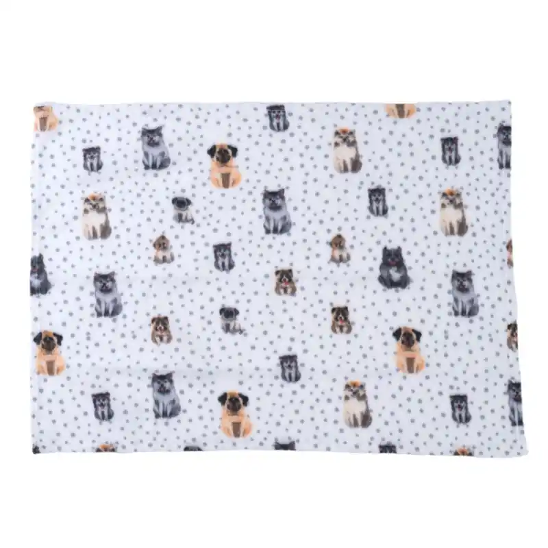 zooplus Basics Fleece Dogs & Dots puha takaró Kihagyhatatlan ajánlat