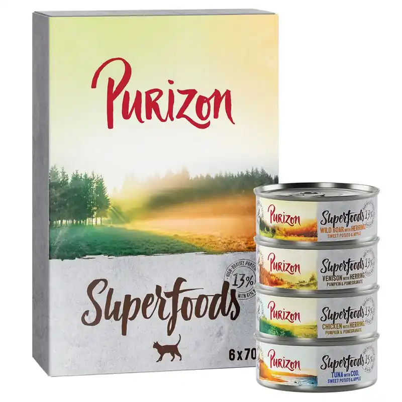 Biztonságos fizetés Purizon Superfoods 6 x 70 g