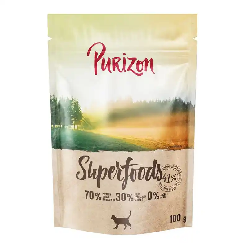 Kiárusítás Purizon Cat Superfoods csirke