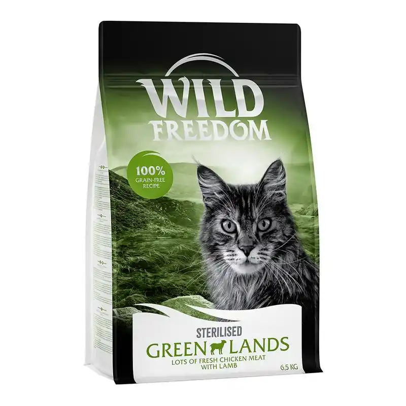 Kedvezményes ár Wild Freedom Adult "Green Lands" Sterilised bárány - gabonamentes