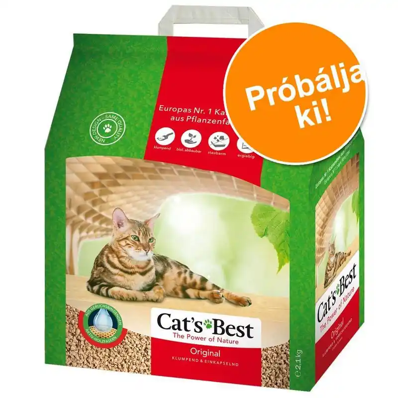 5 ill. 10 l Cat‘s Best Original macskaalom kipróbálásra! Olcsó