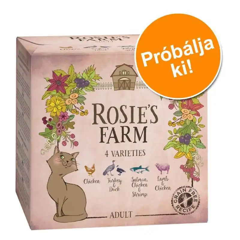 Rosie‘s Farm Adult próbacsomag 4 x 100 g Biztonságos fizetés