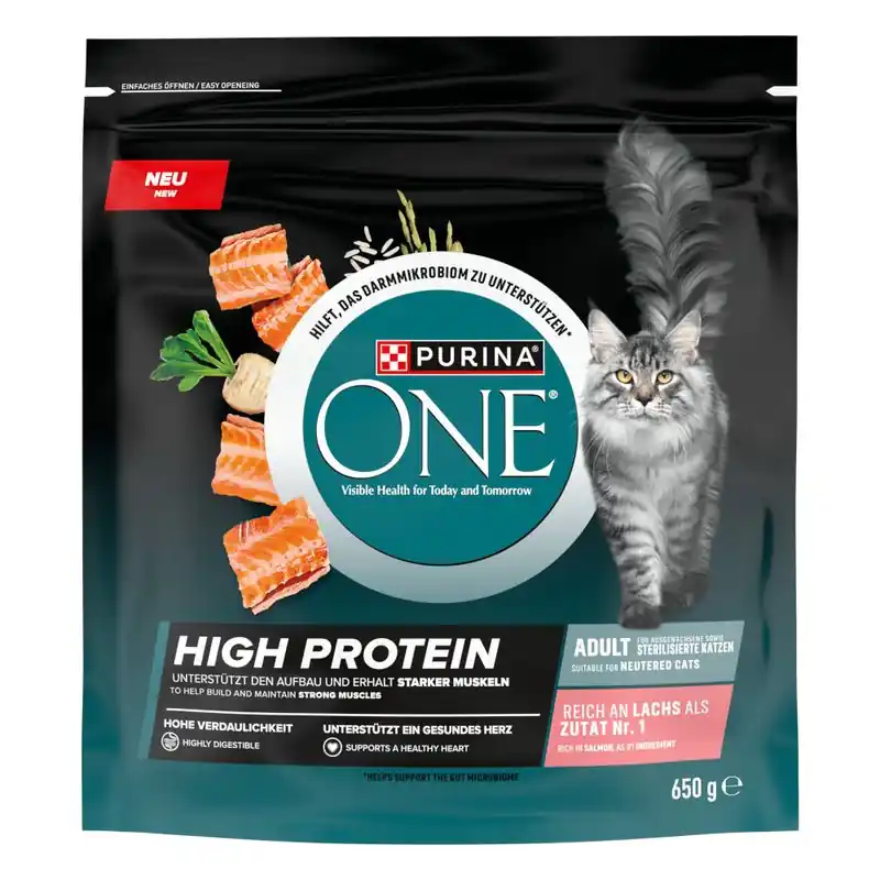 Biztonságos fizetés PURINA ONE High Protein lazac