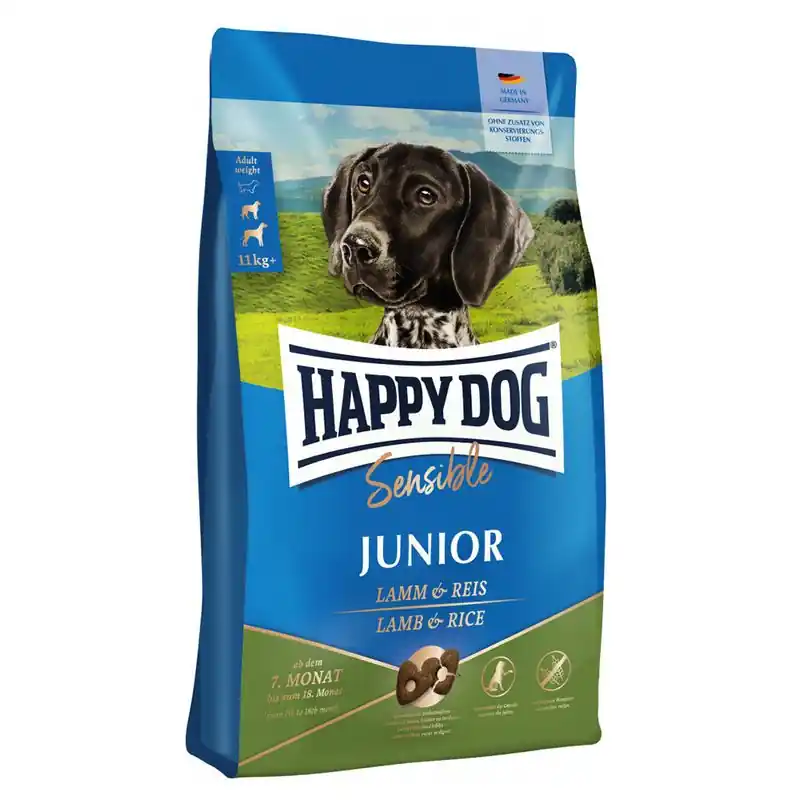 Happy Dog Supreme Sensible Junior bárány & rizs Szuper akció
