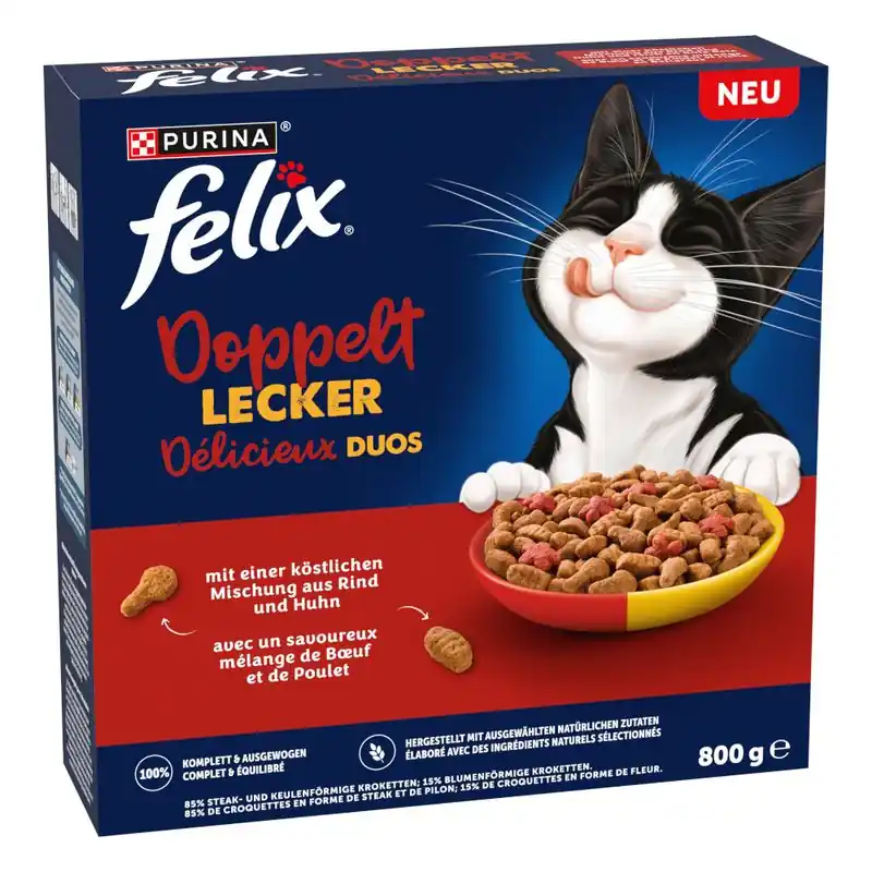 Biztonságos vásárlás Felix Duplán finom marha & csirke