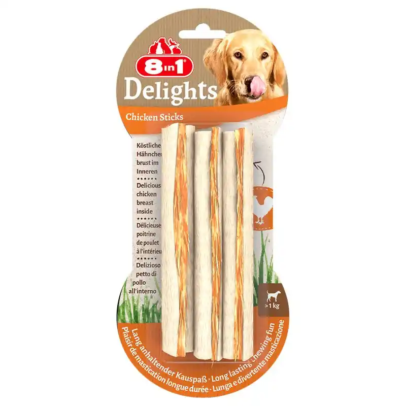 8in1 Delights csirke rágórúd Kiárusítás