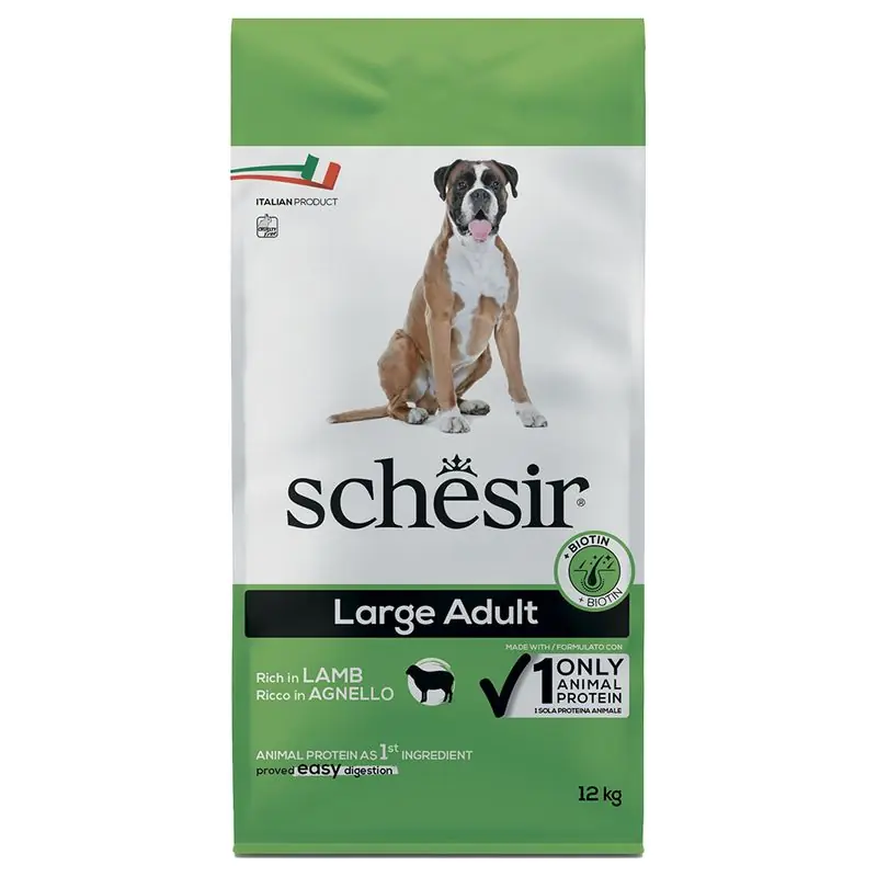 Azonnal elérhető Schesir Dog Large Adult bárány