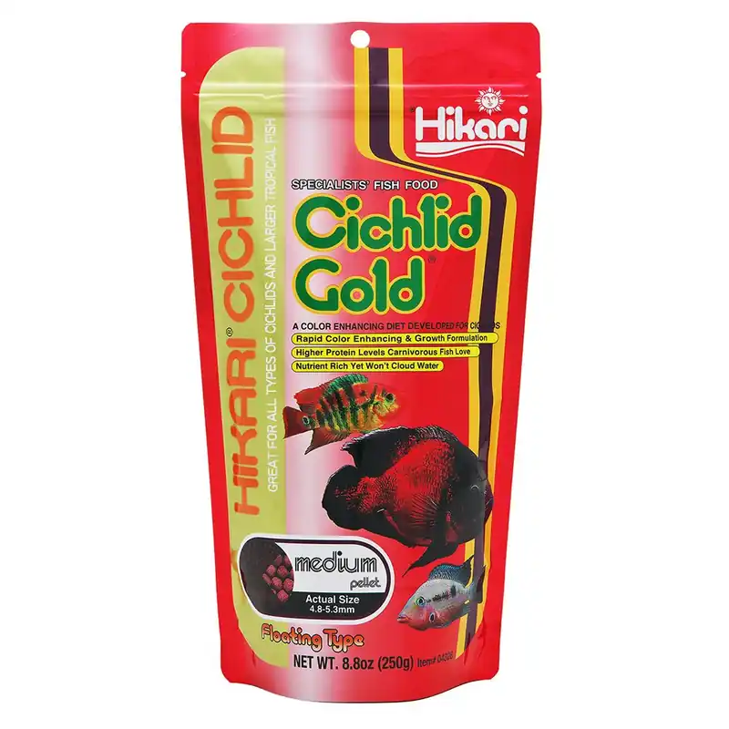 Népszerű Hikari Cichlid Gold Medium 250 g - haltáp