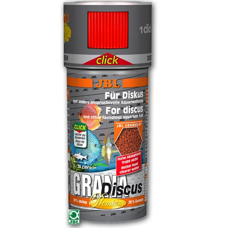 Olcsóbb JBL GranaDiscus Click - 250 ml - haltáp