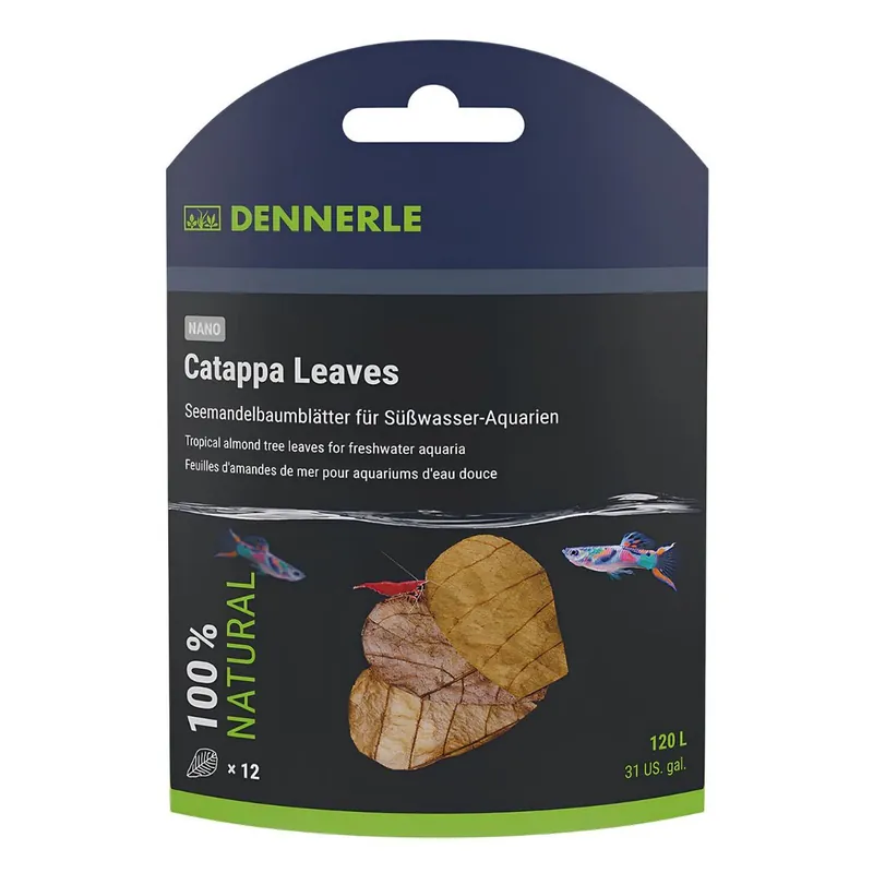 Vedd meg online Dennerle Nano Catappa levelek - 12 db