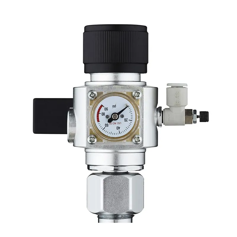 Outlet Chihiros CO2 Regulator With Solenoid Single - reduktor mágnesszeleppel