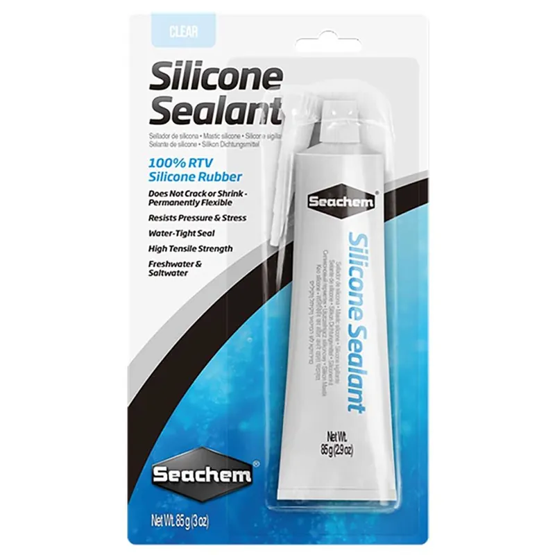 Gyors szállítás Seachem Silicone Sealant színtelen - 85 g - ragasztó