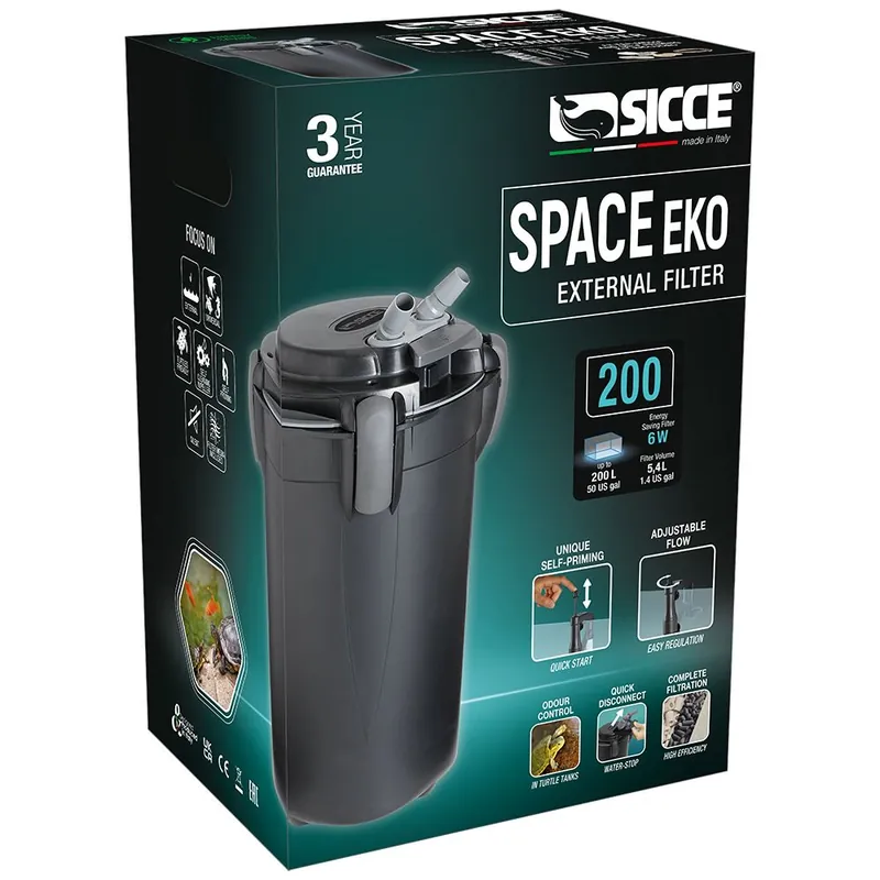 Outlet Sicce Space Eko+ 200 - külső szűrő
