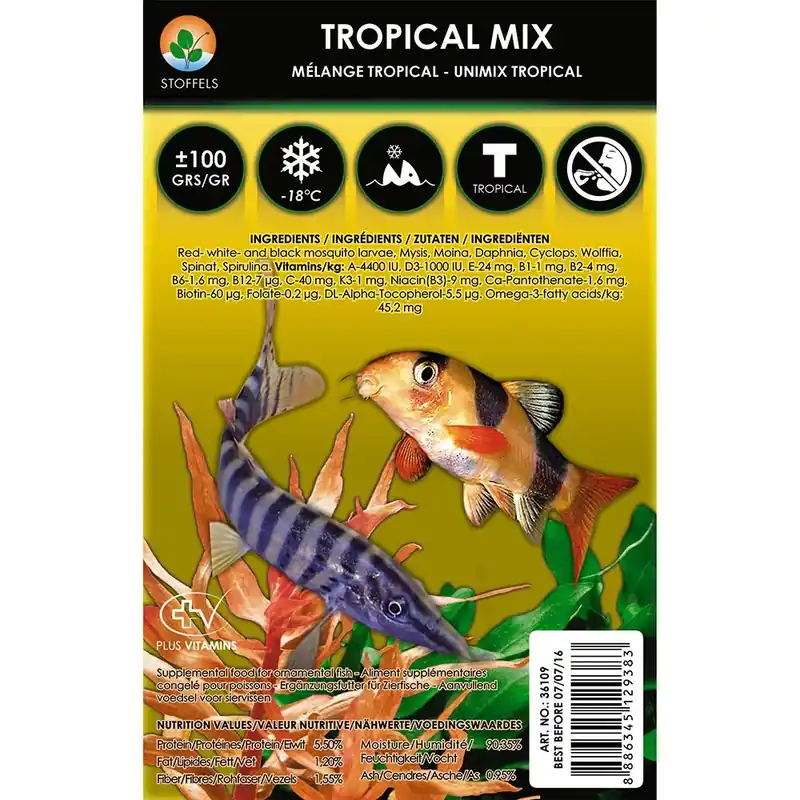 Gyors szállítás Stoffels fagyasztott Trópusi Mix - 100 g