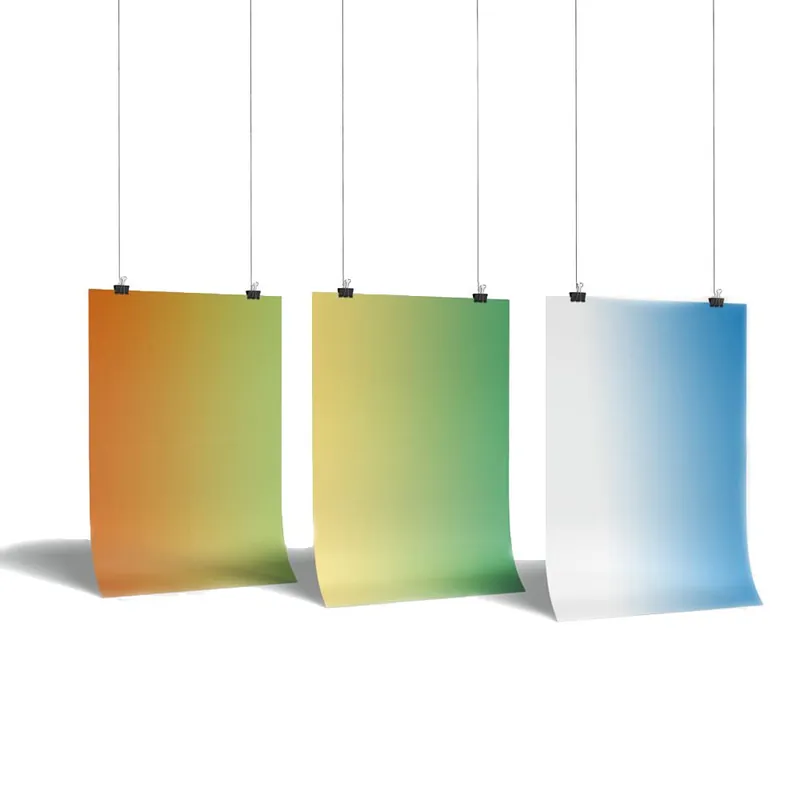 Kedvezmény Lightground gradiens háttérfólia kék-fehér SQ30 - 30x30 cm
