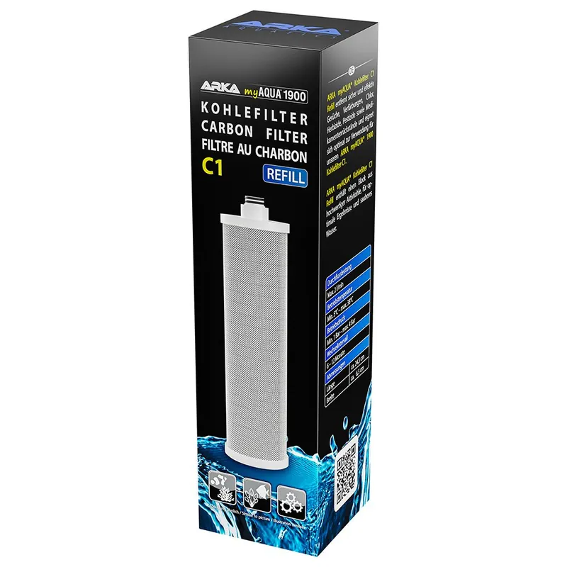 ARKA myAqua1900 Carbon Filter C1 Refill - szénszűrő utántöltő Kiárusítás