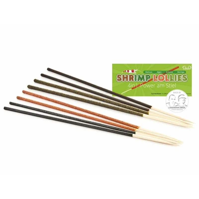 Vedd meg most GlasGarten Shrimp Lollies 4in1 Power Basic Mix - 8 db - garnélatáp