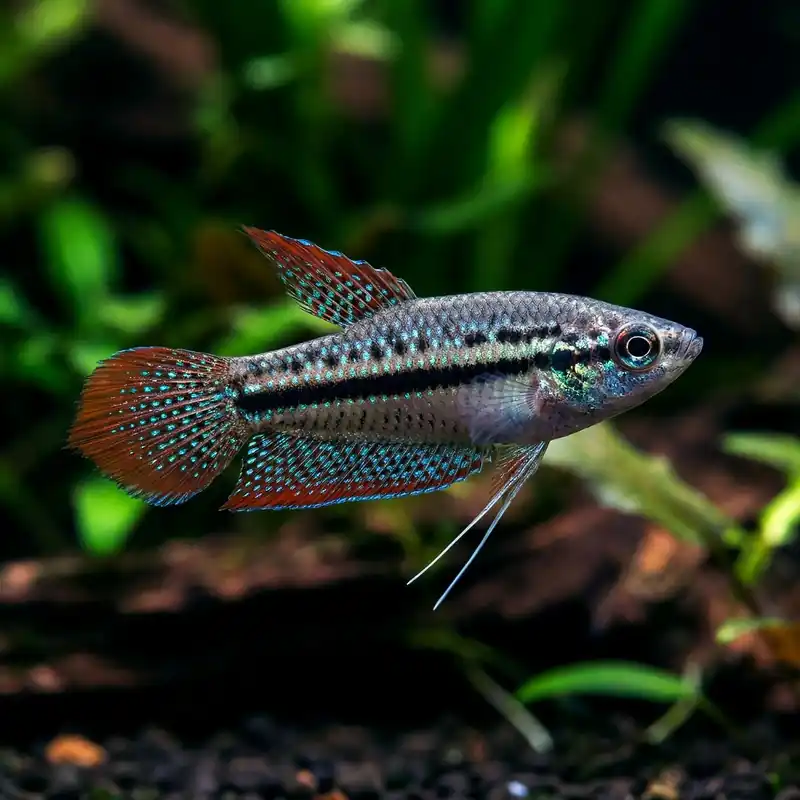 Hal - Törpe morgógurámi - Trichopsis pumila Olcsó