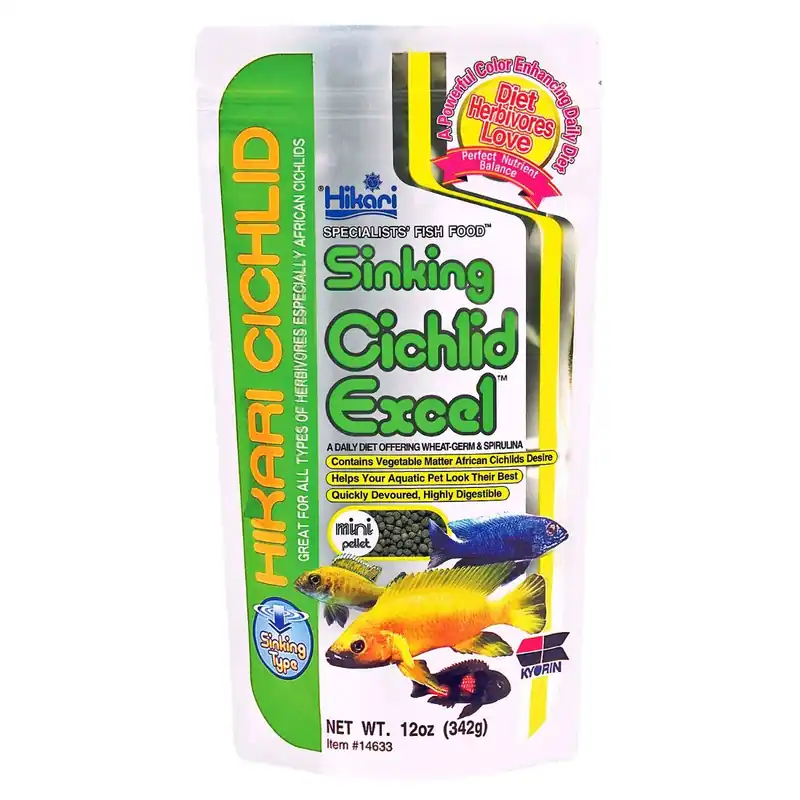 Korlátozott ajánlat Hikari Sinking Cichlid Excel Mini - 342 g - haltáp