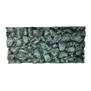 3D Akvárium háttér FOLYAMI KAVICS - 120x50cm (zöld) Biztonságos vásárlás