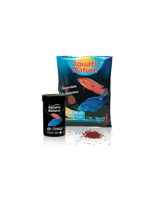 Népszerű Aquatic Nature African Cichlid Excel Color M szemcsés díszhaleleség - 320ml
