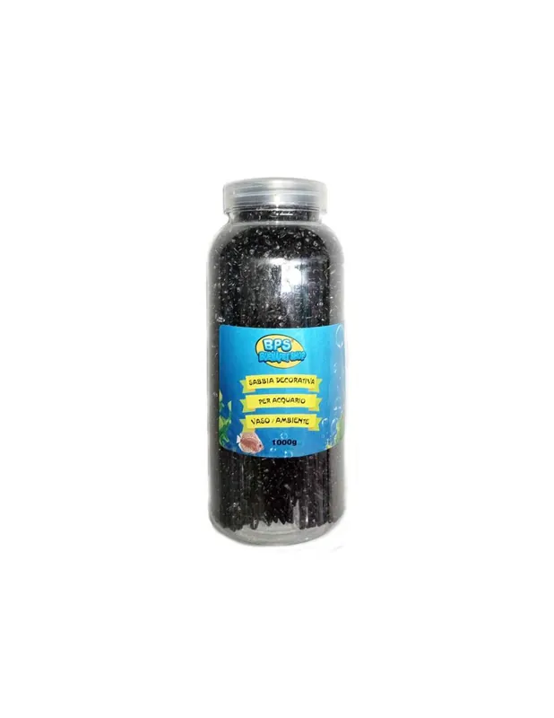 Biztonságos fizetés BPS színezett akváriumi aljzatkavics fekete 1kg, 3-5 mm