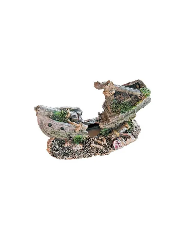 Kedvezményes ár HAJÓRONCS akvárium dekoráció - U409D Happet (10,5x5x6cm)