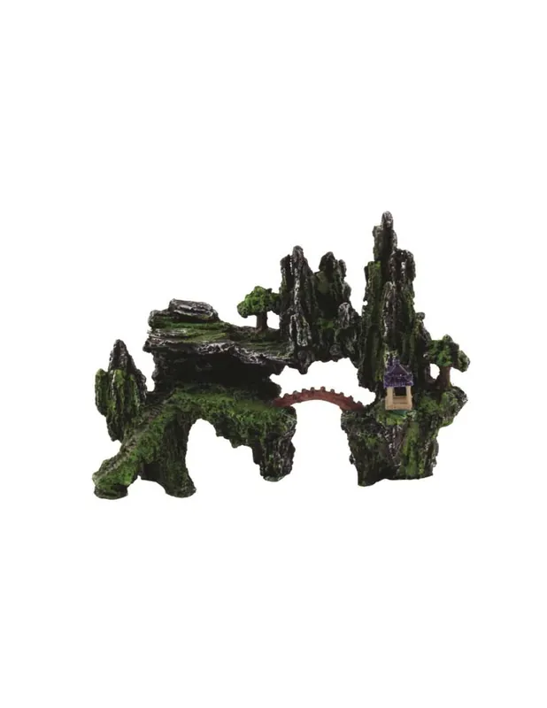 Legnépszerűbb HEGYI ÖSVÉNY akvárium dekoráció - 24,5x9x17cm (GU-149A)