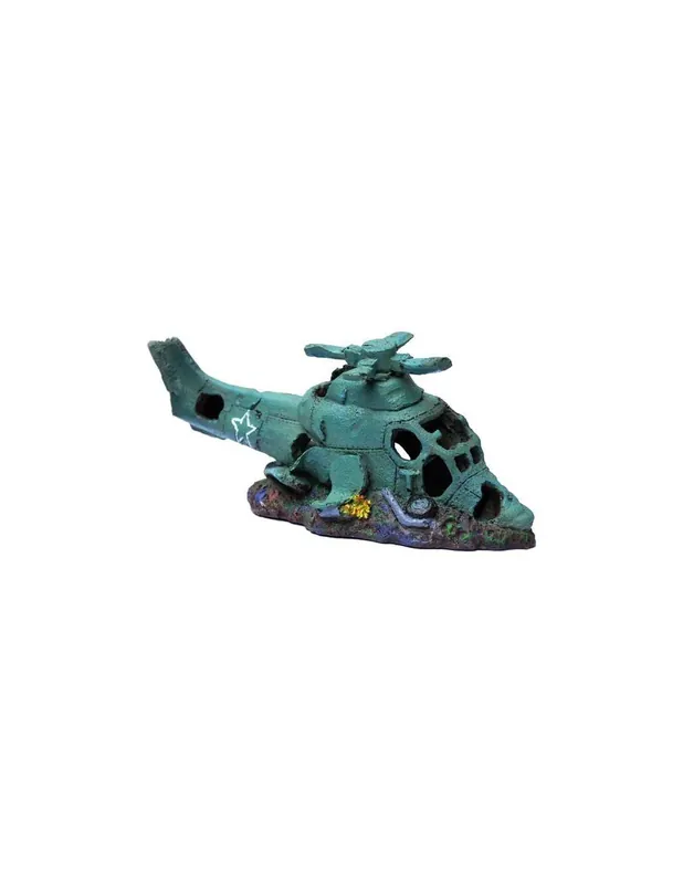 Biztonságos fizetés HELIKOPTER akvárium dekoráció - U215 Happet (26x10x12cm)