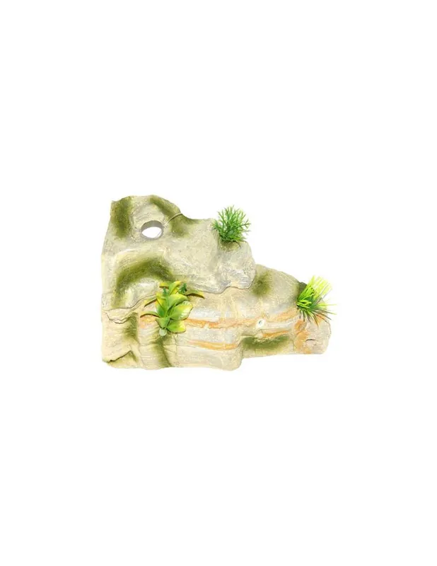Prémium Műszikla kilépő és szűrőtakaró akváriumba, terráriumba (40x20x20cm)