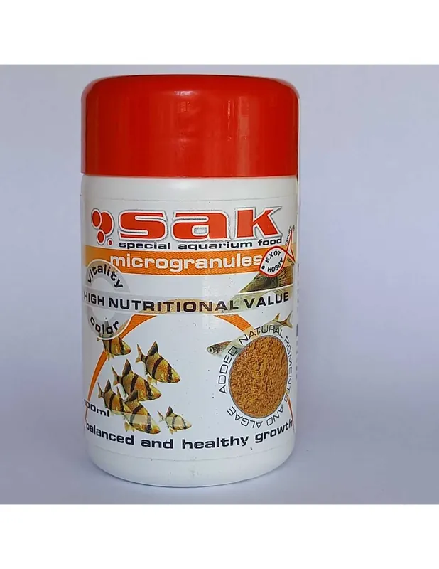 Sak Microgranules szemcsés díszhaleleség ivadékoknak 100 ml Szezonális akció