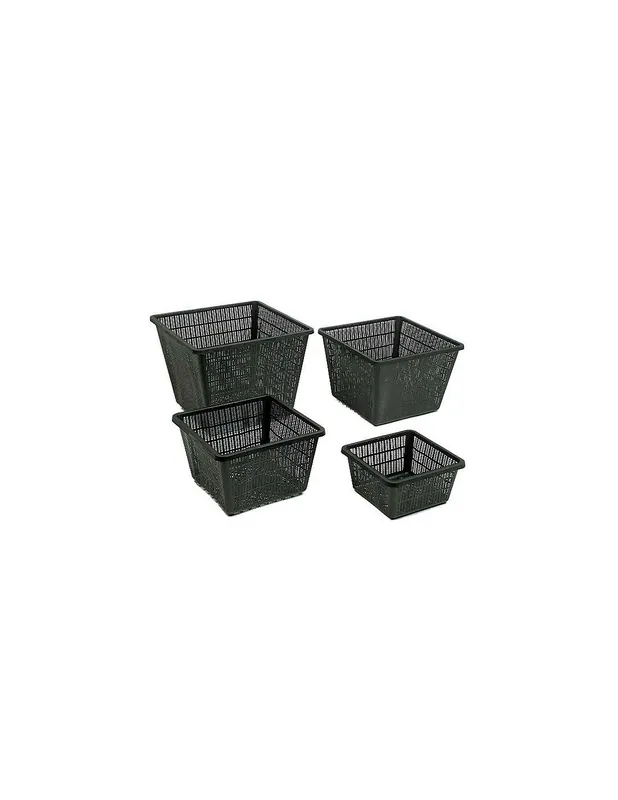 Ültetőkosár kerti tavi növényeknek - szögletes 11*11 cm Utolsó esély