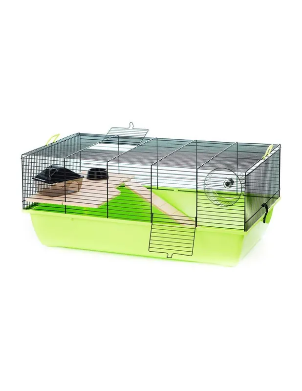 Inter-Zoo Tommy Wood hörcsög ketrec fa emelettel - 78*48*33cm Kedvezmény