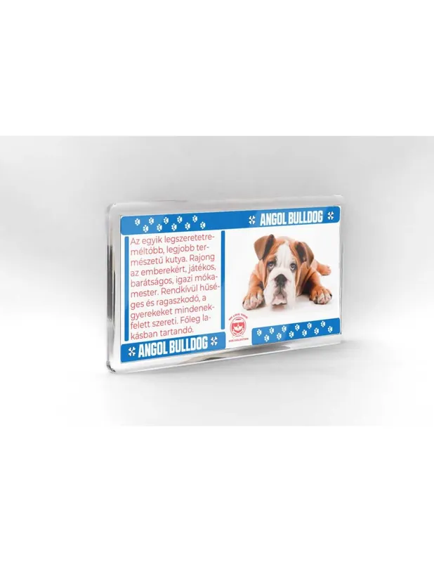 Újdonság Kutyás hűtőmágnes 11*6cm - ANGOL BULLDOG