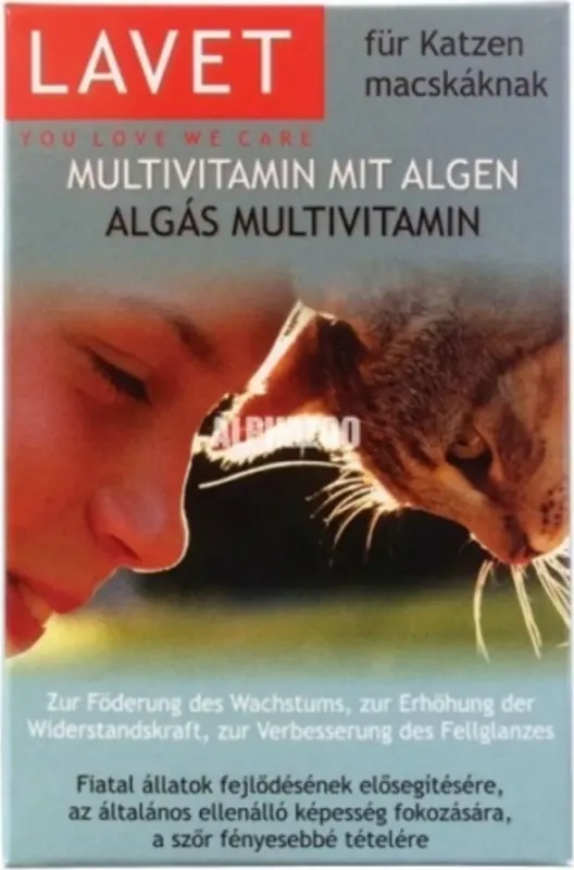 Lavet algás multivitamin macskáknak 50 db Kedvezményes ár