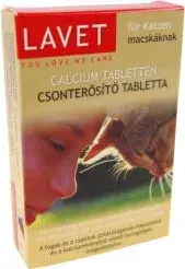 Expressz szállítás Lavet csonterősítő vitamin macskáknak 50 db