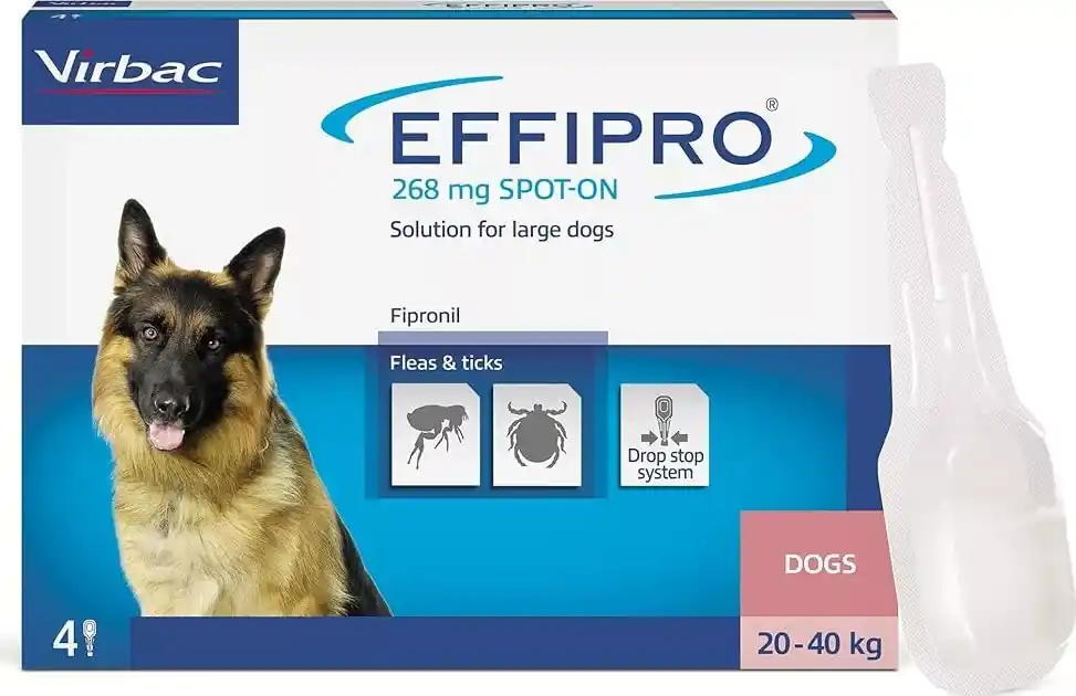 EFFIPRO spot-on kutya 20-40 kg 4 db Népszerű