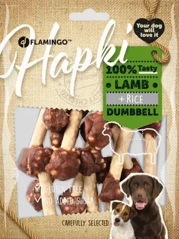 Kedvezmény Flamingo Snack bárányos súlyzó 150 g