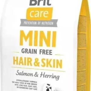 Brit Care Mini Grain Free Hair&Skin Salmon & Herring 2 kg Árengedmény