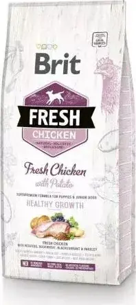 Brit Fresh Chicken with Potato Puppy Healthy Growth 12 kg Expressz kézbesítés
